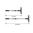 Curatitor geam telescopic 70-125cm, XL, aluminiu 407.50 Heyner