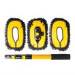 Perie spalat telescopica 46-100cm, perie 20cm, cu 3 huse de rezerva, 04333 Amio