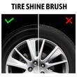 Pensula aplicare solutie anvelope, cu maner, Tire Dressing Brush, 83113 Carmotion 