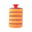 Set 5 bucati paduri aplicator polish, fi10 cu velcro, cu maner, 02903 Amio 
