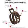 Coliere banda cu arc, CLIP DIN3012, W1, 21mm, Mikalor 3031536