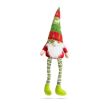 Craciun cu picioare de spiridus scandinav 50cm verde cu rosu Family Pound 58051L