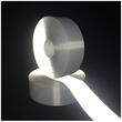 Rola banda reflectorizanta, alba, pentru cusut pe textile, 5cmx100m,i, 081123-4