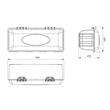 Cutie depozitare stingator P6, pentru camion, 6838 Reflex