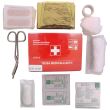 Trusa sanitara auto, moto, dimensiuni mini, 5 ani, rosie, DIN13167