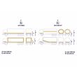 Banda reflectorizanta continua, rosie, 50M, 3M Diamond Grade 983-72 Premium 7167 RA 