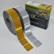 Banda reflectorizanta prelata, intrerupta galbena, 50 m, twy116, Reflex 7184A, bs 6791 Avery Dennison USA