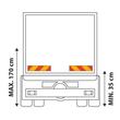 Autocolant reflectorizant vehicul scurt, in dungi, 560x140mm, set 2 bucati, P209-1S Stickers Par