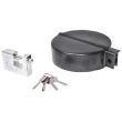 Antifurt rezervor camion fi80mm cu lacat deschidere la mijloc, BK87352