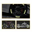 Set 20 benzi autocolante reflectorizante pentru jante auto sau moto, 03112 Amio