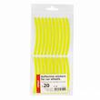 Set 20 benzi autocolante reflectorizante pentru jante auto sau moto, 03112 Amio