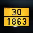 Placa ADR transporturi periculosoase FUEL, AVIATION, TURBINE ENGINE, 40x30cm, 30/1863 Vesta