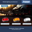 Lampa gabarit 60x38, LED, rosie, 12-36V, cu suport, FT-067 C Fristom