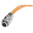Furtun spiralat pentru aer comprimat 15m, 5/8mm, 10bar, cupla fi 8mm, Hoteche A831822E bk92675