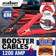 Cablu curent 1200A, 6m cu protectie si manusi, cutie extra heavy-duty  