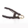 Cleste cablu curent, 16cm, clema crocodil, 1000A, pentru cablu cu grosimea pana in 50qmm2, negru S22 Saper