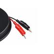 Cablu prelungitor curent, cu derulator, 2x9m, fi18mm, clesti crocodil, diverse utilizari electrice, 04275 Amio 