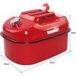 Canistra metalica, 20L, plata, antirasturnare,  cu furtun flexibil si dop insurubabil, MB59