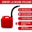 Canistra plastic 5L, rosie, cu atestat, 42829 CarCo