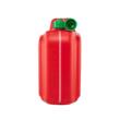 Canistra plastic premium, 10L, cu 2 manere si locas pentru palnie, rosie, KAN022