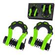 Set 2 ocheti de remorcare 8 tone, cu protectie din cauciuc, verde, CRG0-ro