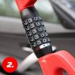 Antifurt volan cu cifru, premium, Wheelblock Pro 850.10 Heyner