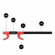 Antifurt volan cu cifru, premium, Wheelblock Pro 850.10 Heyner