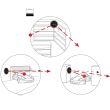 Oglinda de securitate pentru parcari convexa 60cm, PRKXESP Sumex