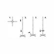 Stand depozitare 4 roti, jante sau anvelope auto, 110cm 02230 Amio