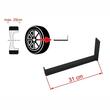 Set suporti depozitare 4 roti, jante sau anvelope auto, prindere pe perete, otel, 09263 Compass 