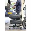 Stand depozitare 4 roti, mobil, jante cu anvelope auto, 13"- 18", latime max. 265mm, capacitate 100kg, 09262 Compass