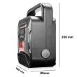 Compresor aer digital 12V, 10bar, cu lanterna si husa, AeroCube Pro Compresor 235.10 Heyner