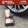 Compresor aer 12V 120W, cu spuma, kit reparat roata Quick&Safe RP10002