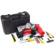 Compresor aer 12V, 10bar, 60l/min, cu lanterna si geanta, Amio 02640