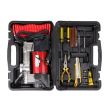 Compresor aer 12V, 10bar, 60l/min, cu lanterna si geanta, Amio 02640