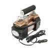 Trusa compresor auto, 2 cilindrii, cu 7 accesorii, 12V, 10bar, 45l/min, cu lanterna, BK79239 