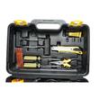 Trusa compresor auto, 2 cilindrii, cu 7 accesorii, 12V, 10bar, 45l/min, cu lanterna, BK79239 