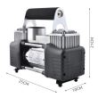 Compresor aer 12V, 10 bar, 150psi, 85L/min, 2 pistoane, cu furtun, 42706 CarCo