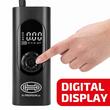 Compresor aer portabil, fara fir, 10bar, 12V, 120W, cu baterie externa de 6000mAh si lanterna, 235.20 Heyner