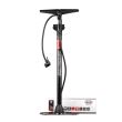 Pompa aer manuala cu manometru, AeroStar Black 10bar 216.30 Heyner
