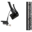 Pompa aer manuala cu manometru, AeroStar Black 10bar 216.30 Heyner