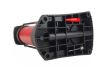 Pompa aer picior 1 cilindru, mini, cu manometru, PU03, 02147