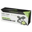 Pompa aer picior cu manometru, 2 cilindri, 2x45mm, 11 bar, 3 adaptori, 83502 Carmotion
