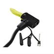 Pompa aer picior cu manometru, 2 cilindri, 2x45mm, 11 bar, 3 adaptori, 83502 Carmotion