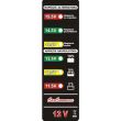 Tester voltmetru acumulator si alternator, cu crocodil si sonda, cu LED, 61516 CarCo