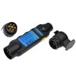 Tester priza auto, fisa priza 7-13 pini, cu adaptori, 02331 Geko