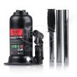 Cric hidraulic piston dublu 5T, DoubleLift PRO Crom Heyner 346.05