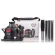 Cric hidraulic piston dublu 10T plat, DoubleLift 346.11 Heyner