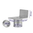 Adaptor tip L, pentru cric hidraulic, cu adaptor fi20 si fi27, 25x53x45mm, 430.80 Alca 
