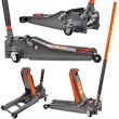 Cric crocodil 3T, plat, cu 2 pisoane, 75-500 mm Profesional BJC 80234 Automax